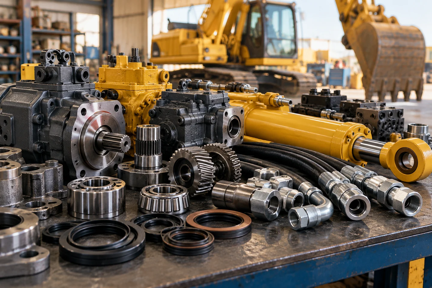 Heavy duty hydraulic components